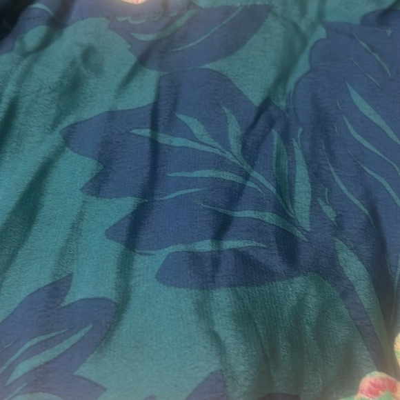 Maeve Anthropologie Blue Floral Elia Open Shoulder Dress - Picture 6 of 6